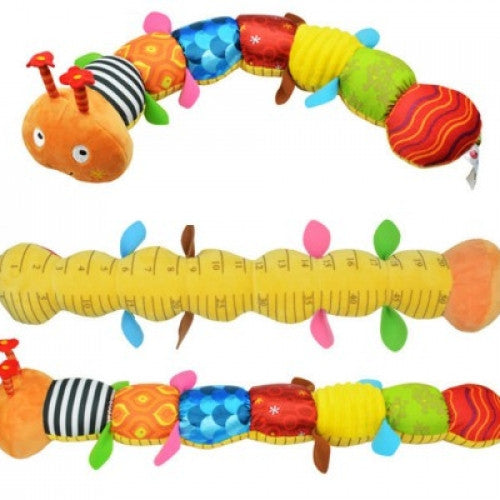 Caterpillar Rattle With Ring Bell Toy